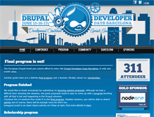 Tablet Screenshot of barcelona2012.drupaldays.org